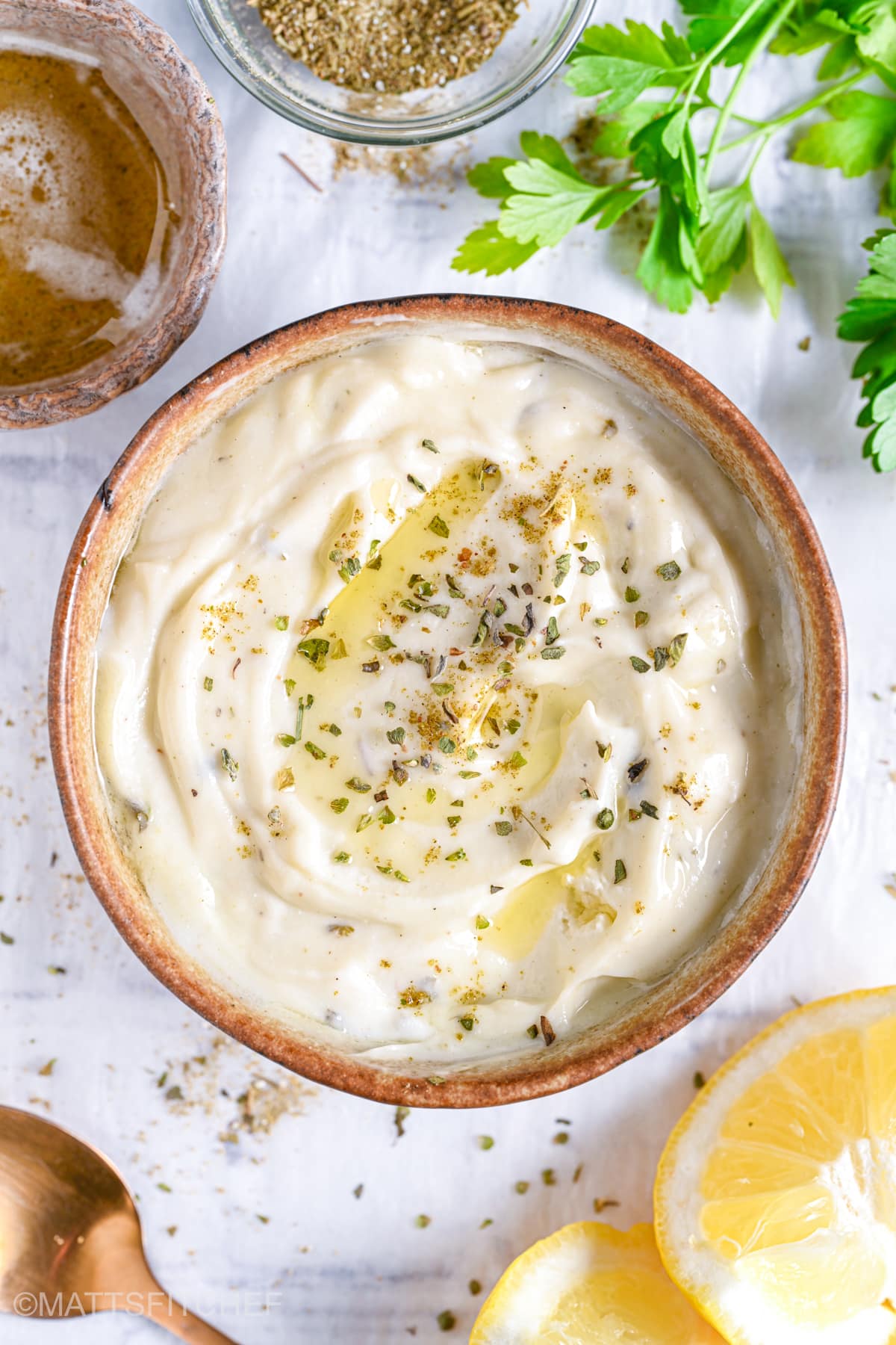 Slash Calories: Make This Easy 12-Calorie Yogurt Ranch Dressing